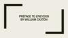 Preface to Eneydos By William Caxton