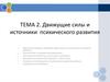 Движущие силы и источники психического развития