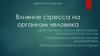 Влияние стресса на организм человека