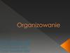 Organizowanie. Zasady budowy organizacji