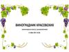 Каталог-прайс 2019. Виноградник Красовских
