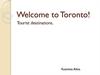 Welcome to Toronto