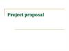 Project proposal