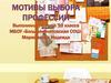 Мотивы выбора профессии