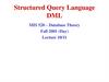 Structured Query Language DML