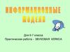 Информационная модель. Звуковая клякса. Практическая работа для 6-7 класса