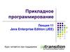 Прикладное программирование. Java Enterprise Edition (JEE)