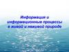 Информация и информационные процессы в живой и неживой природе