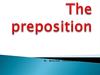 The preposition