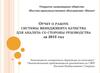Отчет о работе системы менеджмента качества для анализа со стороны руководства за 2013 год