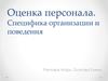 Оценка персонала. Специфика организации и поведения