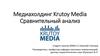 Медиахолдинг Krutoy Media. Сравнительный анализ