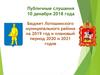 Бюджет Лотошинского муниципального района на 2019 год и плановый период 2020 и 2021 годов