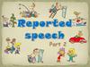 Reported speech part 2