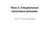 Система ЕНВД. Специальные налоговые режимы. Тема 3