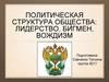 Политическая структура общества. Лидерство, бигмен, вождизм