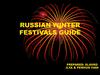 Russian winter festivals guide