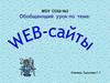 Веб-сайты. Тест