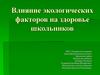 Влияние экологических факторов на здоровье школьников