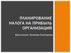 Планирование налога на прибыль организаций