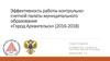 Эффективность работы контрольно-счетной палаты муниципального образования «Город Архангельск» (2016-2018)