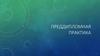 Преддипломная практика