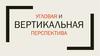Угловая и Вертикальная перспектива