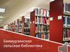 Бикмурзинская сельская библиотека