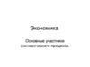 Основные участники экономического процесса