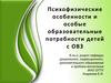 Психофизические особенности и особые образовательные потребности детей с ОВЗ