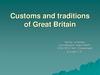 Customs and traditions of Great Britain