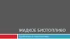 Жидкое биотопливо. Проблемы и перспективы