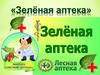 Зелёная  аптека