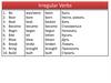 Irregular Verbs
