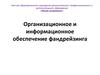 Организационное и информационное обеспечение фандрейзинга