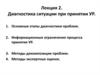 Диагностика ситуации при принятии УР