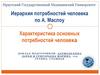 Иерархия потребностей человека Маслоу