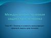 Международно-правовая защита прав человека. Лекция №1