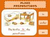 Place prepositions: in, under, on