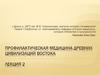Профилактическая медицина древних цивилизаций Востока. Лекция 2
