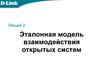 Эталонная модель взаимодействия открытых систем. Основы сетевых технологий. Лекция 2