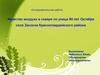 Качество воздуха в сквере по улице 60 лет Октября села Засосна Красногвардейского района