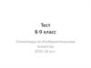 Олимпиада по изобразительному искусству. Тест 8-9 класс