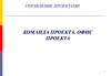 Структурное планирование проекта. Управление проектами