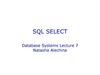 SQL SELECT