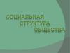 Социальная структура общества