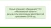 Новый стандарт обращения ТКО в Московской области. Результаты реализации мероприятий программы 2018 год