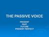The passive voice