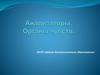 Анализаторы. Органы чувств
