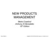 New products management